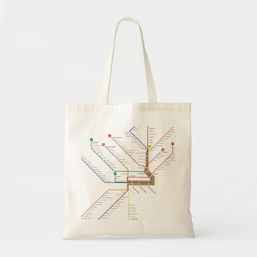 Subway Bag Philadelphia Tote Bag (Voorkant)