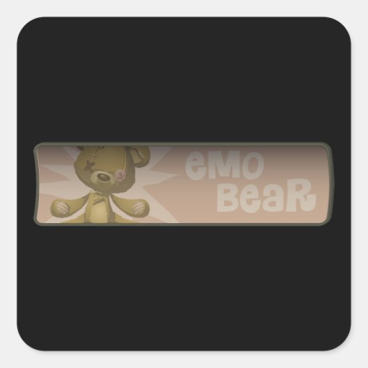 Subway Glitch en 5 Vierkante Sticker (Voorkant)