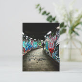Subway graffiti briefkaart (Staand voorkant)