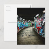 Subway graffiti briefkaart (Voorkant / Achterkant)