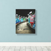 Subway graffiti canvas afdruk (Insitu (Houten vloer))