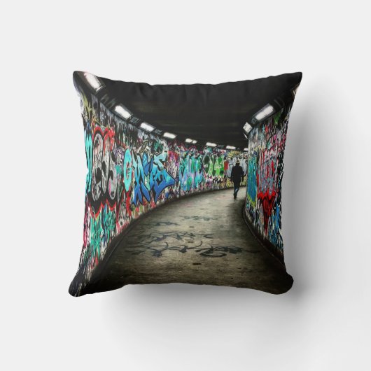 Subway graffiti kussen (Achterkant)