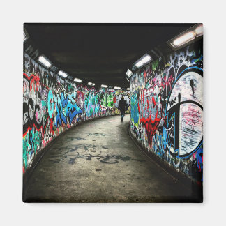 Subway graffiti magneet