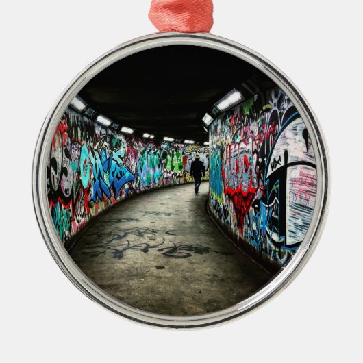 Subway graffiti metalen ornament (Voorkant)