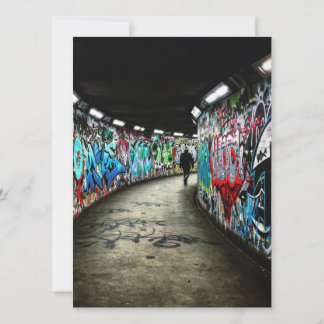 Subway graffiti-platte kaart