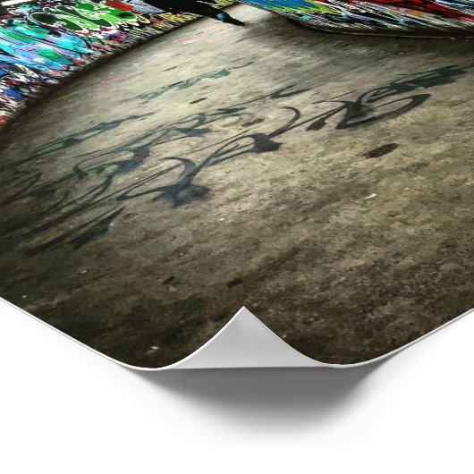 Subway graffiti poster (Hoek)