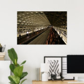 Subway in Washington D.C. Poster (Thuiskantoor)