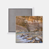 Subway in Zion, Utah Magneet (Voorkant / Achterkant)