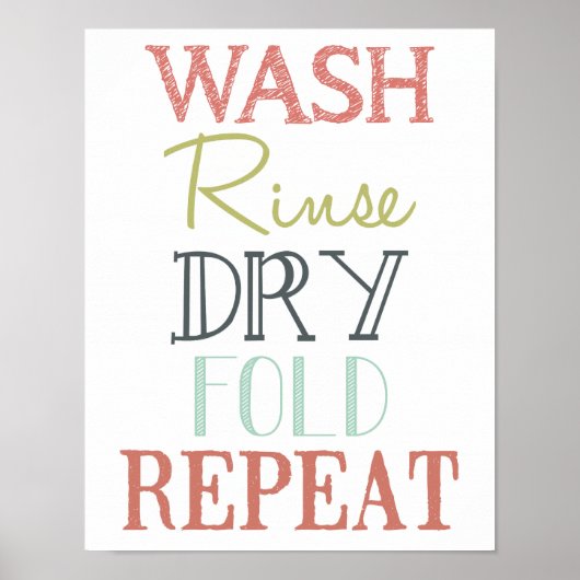 Subway-kunst van wasruimte poster (Voorkant)