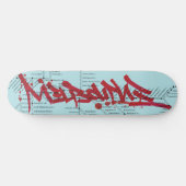 Subway Massacre - Melbourne Map Skateboard (Horizontaal)