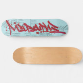 Subway Massacre - Melbourne Map Skateboard (Horizontaal)