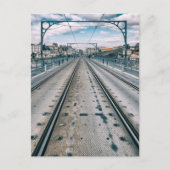 Subway Railway op Dom Luis I brug superieure dek Briefkaart (Voorkant)