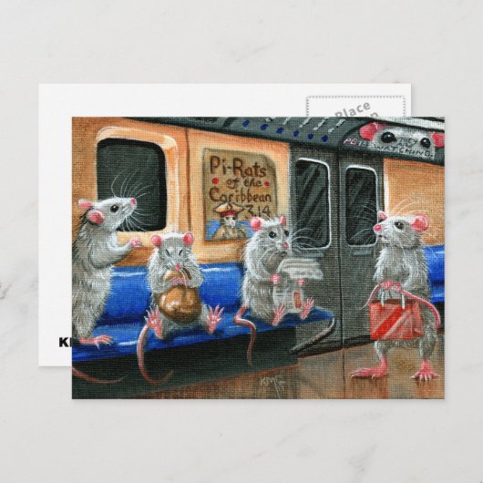 Subway Rats Briefkaart (Voorkant / Achterkant)