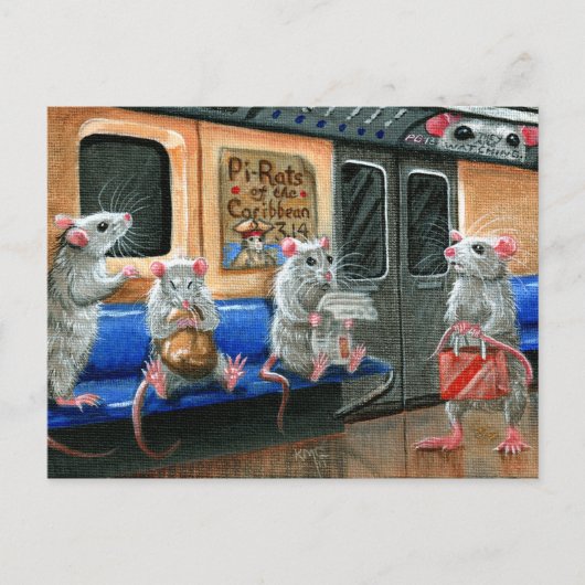 Subway Rats Briefkaart (Voorkant)
