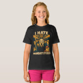 Subway Rush Hour Scream Hate Maandag T-shirt (Voorkant volledig)