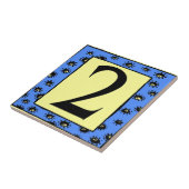 Subway Tegel Blue Lijst Stars 2 Twee Tegeltje (Zijkant)