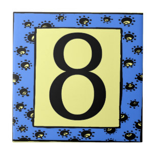 Subway Tegel Blue Lijst Stars 8 Tegeltje