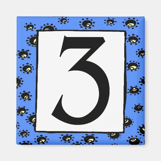 Subway Tegel drie op magneet (Voorkant)