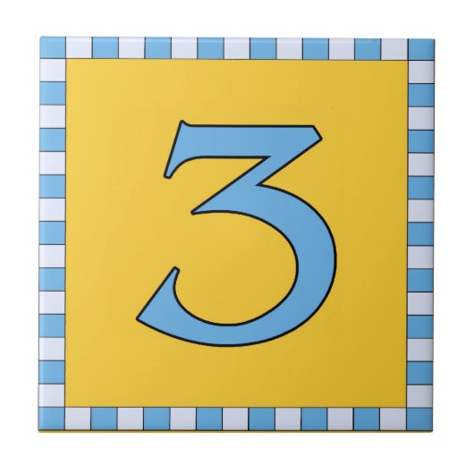 Subway Tegels controleren Lijst 3 Drie Tegeltje (Voorkant)