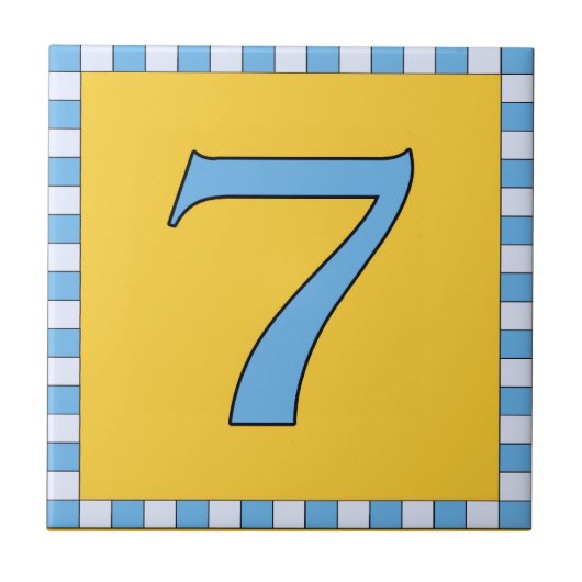 Subway Tegels Lijst 7 Zeven Tegeltje (Voorkant)