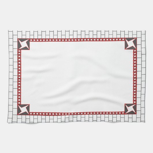 Subway Tile Towel Theedoek (Horizontaal)