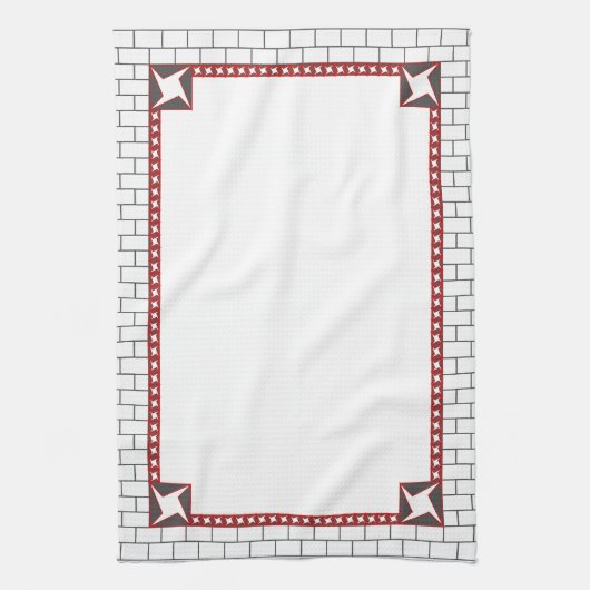 Subway Tile Towel Theedoek (Verticaal)