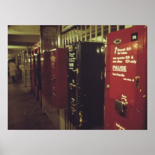 Subway Token Machines, 1970 Poster (Voorkant)