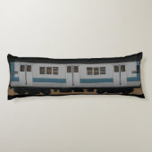 Subway Train Pillow / Blank Lichaamskussen (Achterkant)