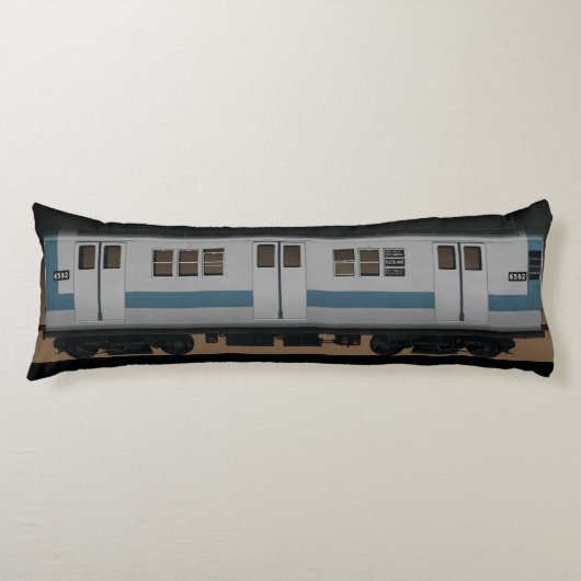 Subway Train Pillow / Blank Lichaamskussen (Voorkant)