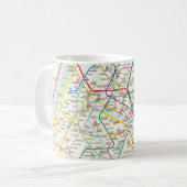 Subweg Parijs Koffiemok (Voorkant links)