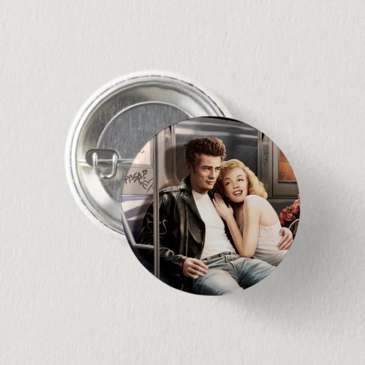 Subwegriemen 2 ronde button 3,2 cm (Voorkant /achterkant)