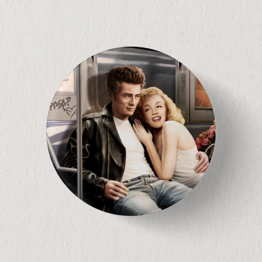 Subwegriemen 2 ronde button 3,2 cm (Voorkant)