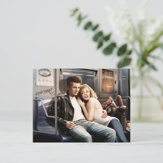 Subwegriemen Briefkaart (Staand voorkant)