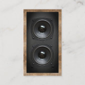 Subwooferdoos | Leder Visitekaartje (Achterkant)