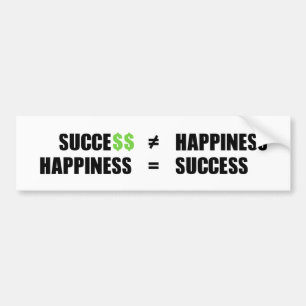 SUCCE$ Bumpersticker