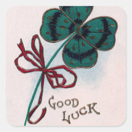 Succes 4-blad klaver - Sticker