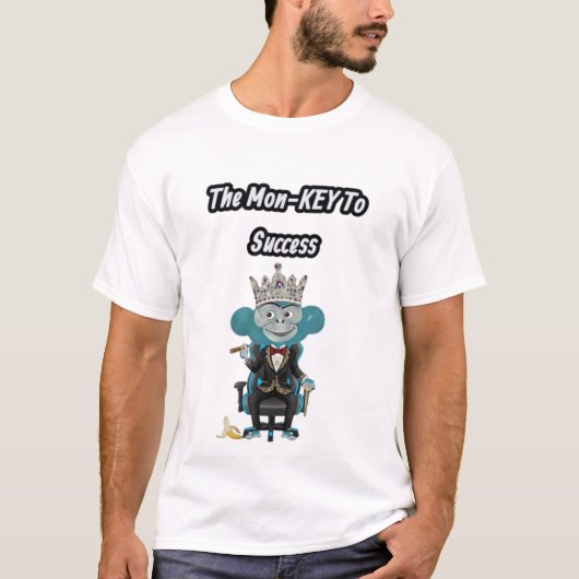 Succes Aap Illustratie T-shirt (Voorkant)