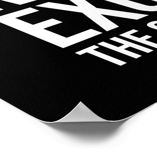 Succes afremmen - Verplaatsingen of overschrijding Poster (Hoek)