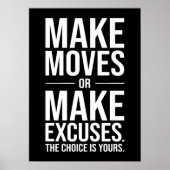 Succes afremmen - Verplaatsingen of overschrijding Poster (Voorkant)