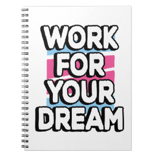 Succes Attitude Dromen Doelen Motiverende Quote Notitieboek