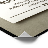 Succes begint bij elke uitdaging, niet bij de poster (Hoek)