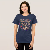 Succes begint bij jezelf! | Bella+Canvas Vrouwen Tri-Blend Shirt (Voorkant volledig)