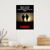 Succes bij het uitvoeren van fitness Motivatie Poster (Keuken)