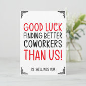 Succes bij het zoeken naar betere medewerkers kaart (Staand voorkant)