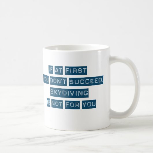 Succes bij Skydiving Koffiemok (Rechts)