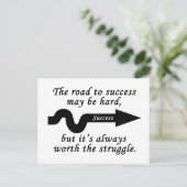 Succes Briefkaart (Staand voorkant)