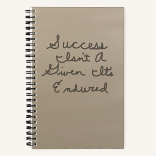 Succes Citaat Notitieboek