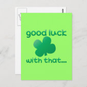 Succes daarmee... briefkaart (Voorkant / Achterkant)