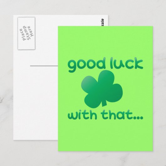 Succes daarmee... briefkaart (Voorkant / Achterkant)