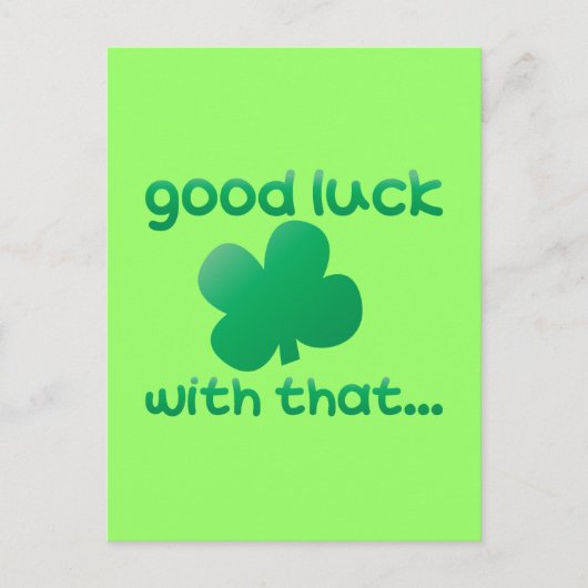 Succes daarmee... briefkaart (Voorkant)